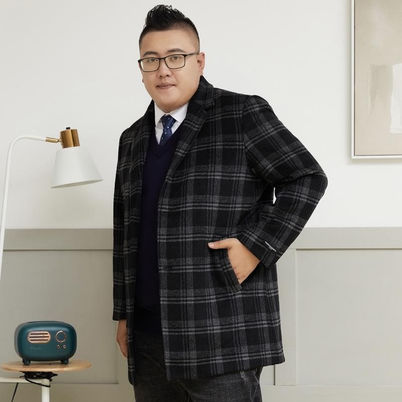 背広 成人男性用 羊毛 朦々たる 肉付きのよい体型 ゆったり 読み合わせる柄 スポーツジャケット アウター 大寸 テーラード
