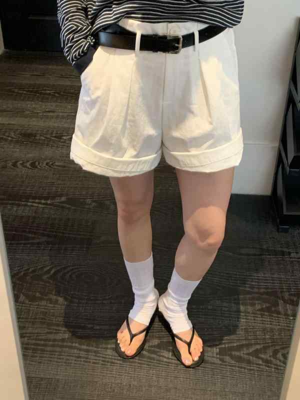 ズボン下 レディース ワイドレッグパンツ 伸び伸びする さる股引き 二分の一ズボン下 綿織物混紡  無地 韓国 心地よい 春夏
