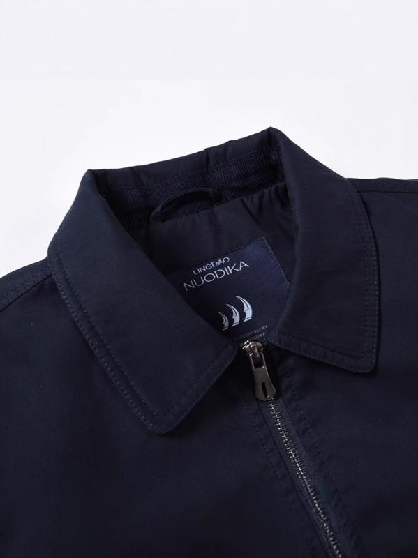上衣 成人男性用 成人男性服 アウター 商行為 心地よい 綿 年月 深青色 M L XL 2XL 3XL 4XL 5XL