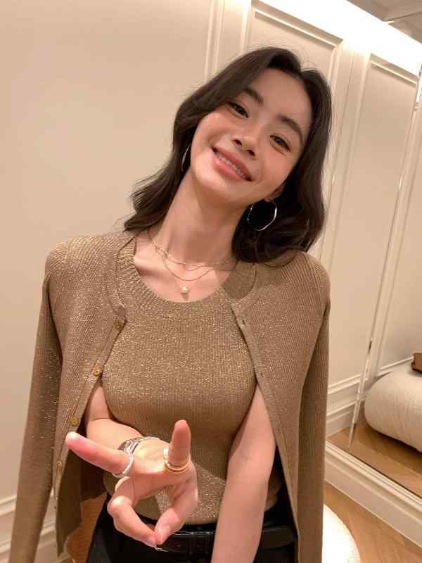 編み物 レディース 合奏団 三鞭酒ゴールド ジレー より良い セットアップ 長袖 ポロ襟 無地 伸縮性 当たること冷感 好いたらしいめ 雅びやか 雅びやか