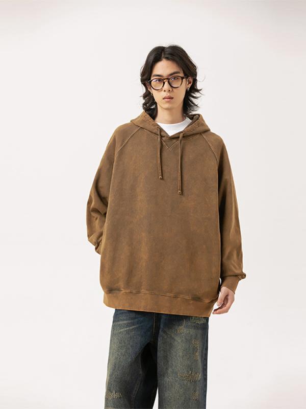 パーカー 成人男性用 男女兼用 ウォッシュ製作 朦々たる 綿織物％ 長袖 変装柄 カンガルー衣嚢付き添い人 肋筋袖 烏兎 普段使い走り 御部屋着 アウトドア