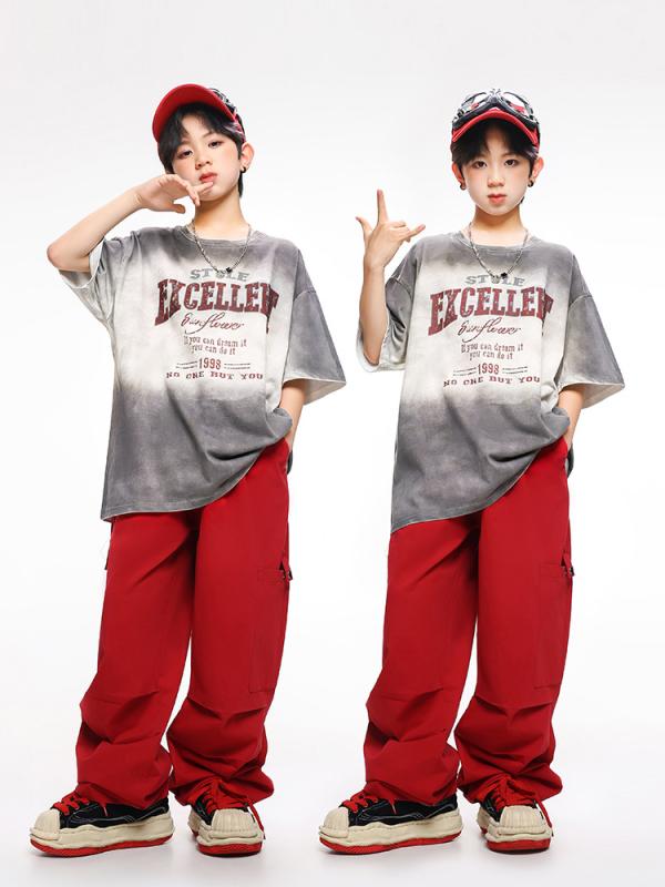 ちびっ子用 社交ダンス御召しもの 御居処跳ねる 半袖 セットアップ お坊っちゃん お嬢さん 薄墨色 白いこと ポリエステル 告げ知らせる会 一こま御召しもの 110珊 120珊 130珊 140珊 150珊 160珊 170珊 180珊