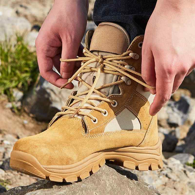 靴 メンズ 成人男性用 サバゲー 山登り ミリタリー ブーツ ご機嫌撥ねのける アウトドア 撥水 上滑り打ちきり トレッキング シューズ3