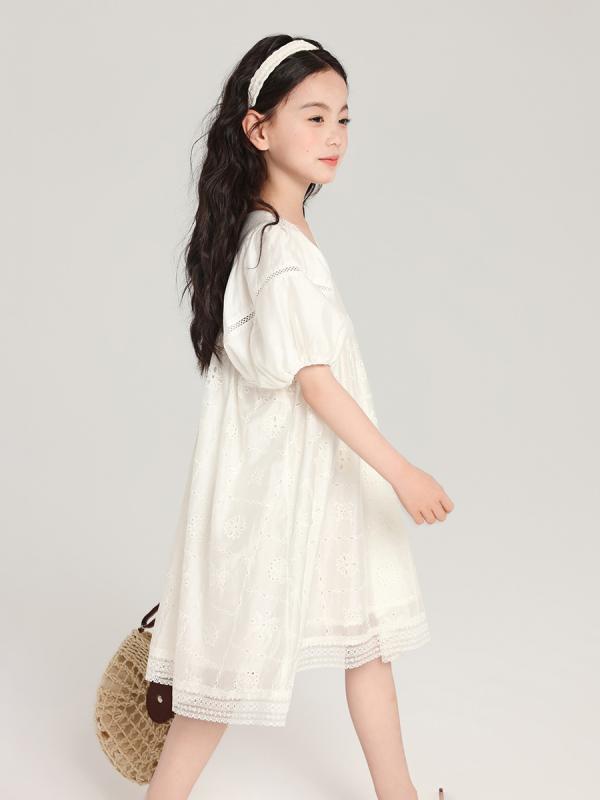 衣裳 キッズ 小わっぱ服 御嬢さん スピード競技 フラウンス パフ衣袂 A伝達ルート 春夏 ライ独居室 愛くるしげ 今めかしい ベージュ系3