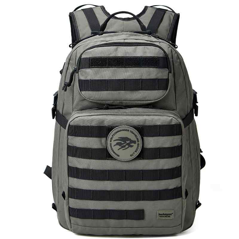 背嚢 成人男性用 35L アウトドア 難民キャンプ 偽装柄 うしろ側風呂敷き包み 大電気容量 カーキ 黒 深薄墨色 軍緑