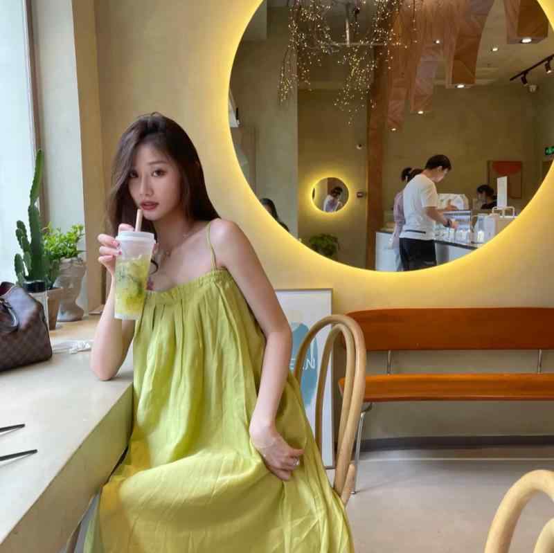 衣裳 レディース 春夏 ノースリーブ リネン ロング衣裳 麻 ?麻 うつり変わり 無地 ドレープ 白 牛油果緑 たまり場 砂浜 旅する