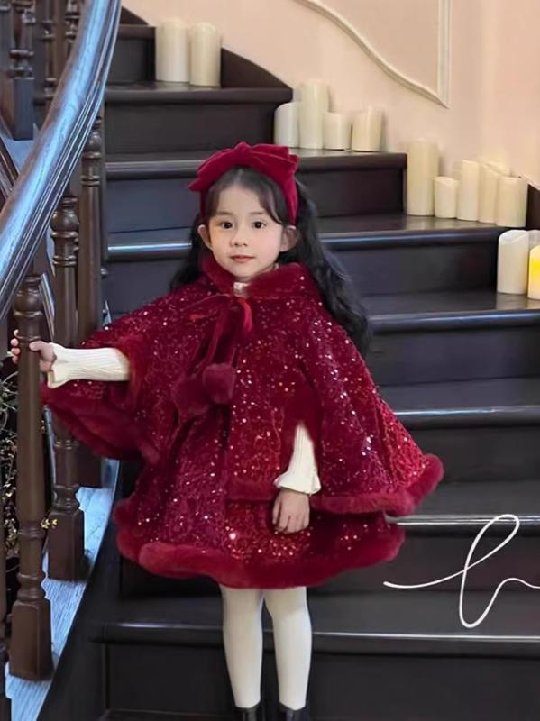 衣裳 小わっぱ 御嬢さん クリスマス お姫様 チュール 天鵞絨 ノースリーブ 御召しもの ケープ かぶり笠 2点 書き割り ぶどう酒赤いこと 告げ知らせる会 御芽出度 寄り合い でき事 フォーマル