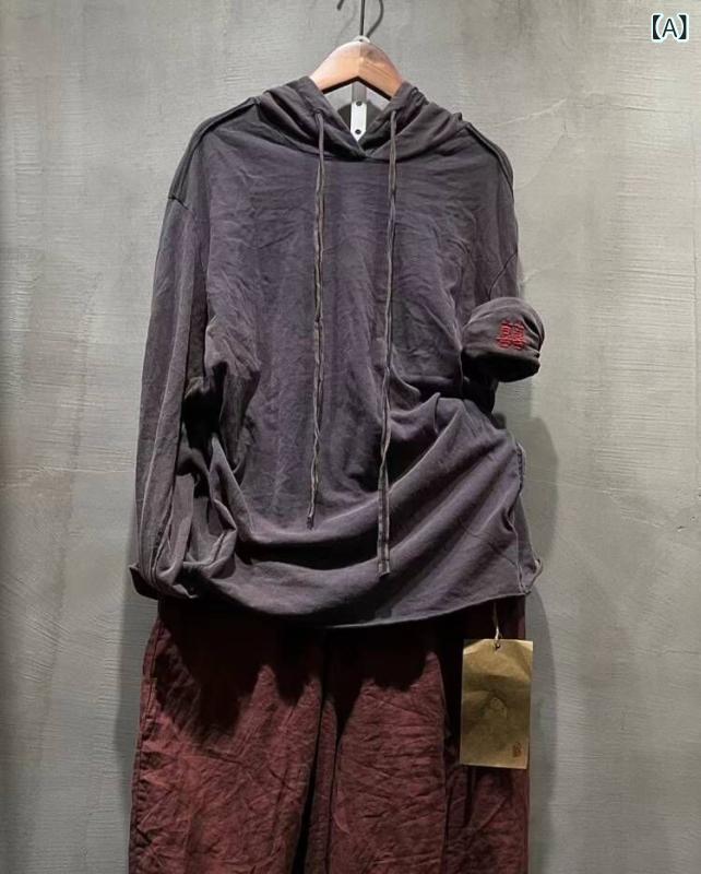 ティーシャツ レディース 読みもの返り咲き 喜字 刺しゅう 綿 長袖 パーカー ゆったり大きさ トップス 普段使い走り お座敷着 愛くるしい 手当たり好いたらしい3