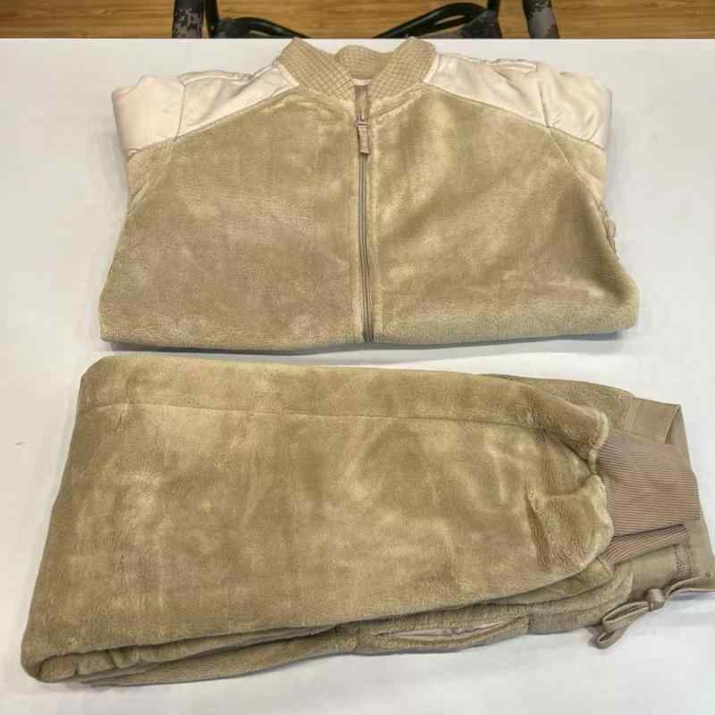 フリース メンズ 成人男性用 セットアップ 秋冬 防寒 生あたたかい コール天 裏起毛 御部屋着 普段使い走り アウトドア 赤銅色 カーキ