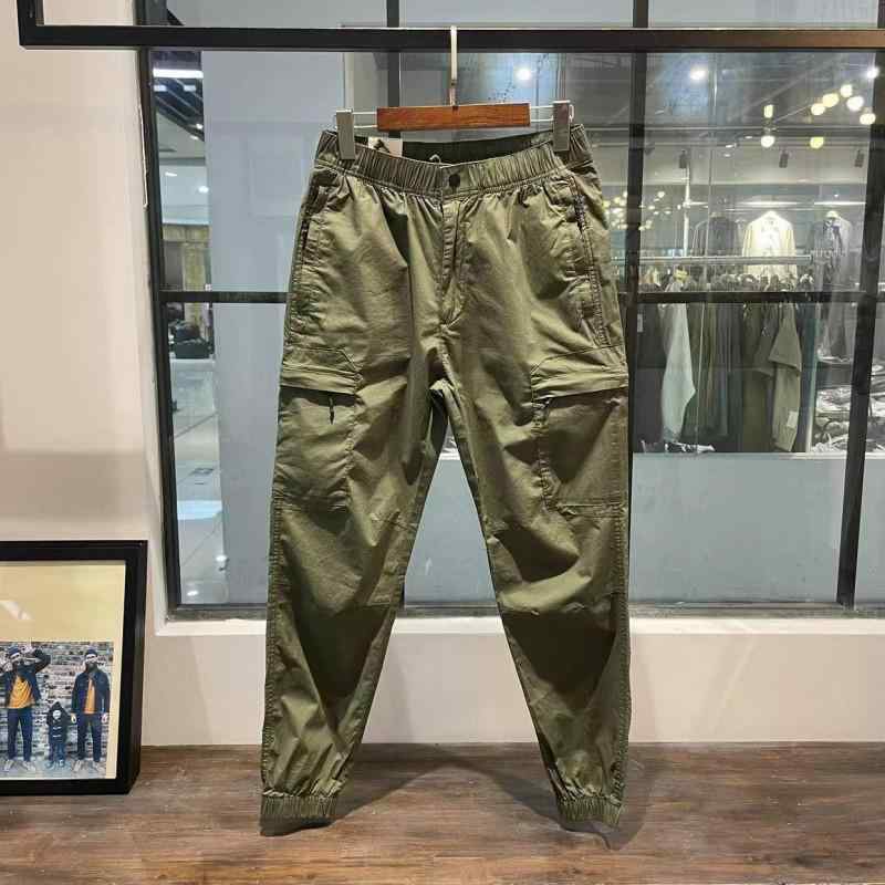 ズボン下 メンズ 成人男性用 カーゴパンツ 細工物ズボン下 テーパードパンツ ミリタリーズボン下 薄っぺら 人付き合い冷感 吸湿速乾 ゆったりめ カーキ 黒いこと 春夏