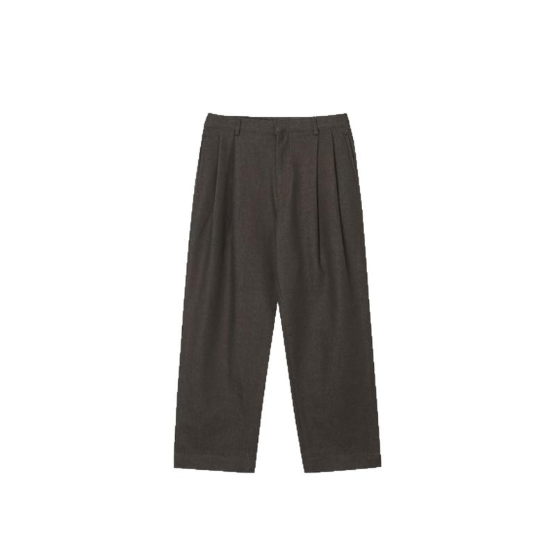 ズボン下 成人男性用 ツータックパンツ スラックス 春 高 elastic 伸縮性 無地 分かりやすい S M L XL 2XL