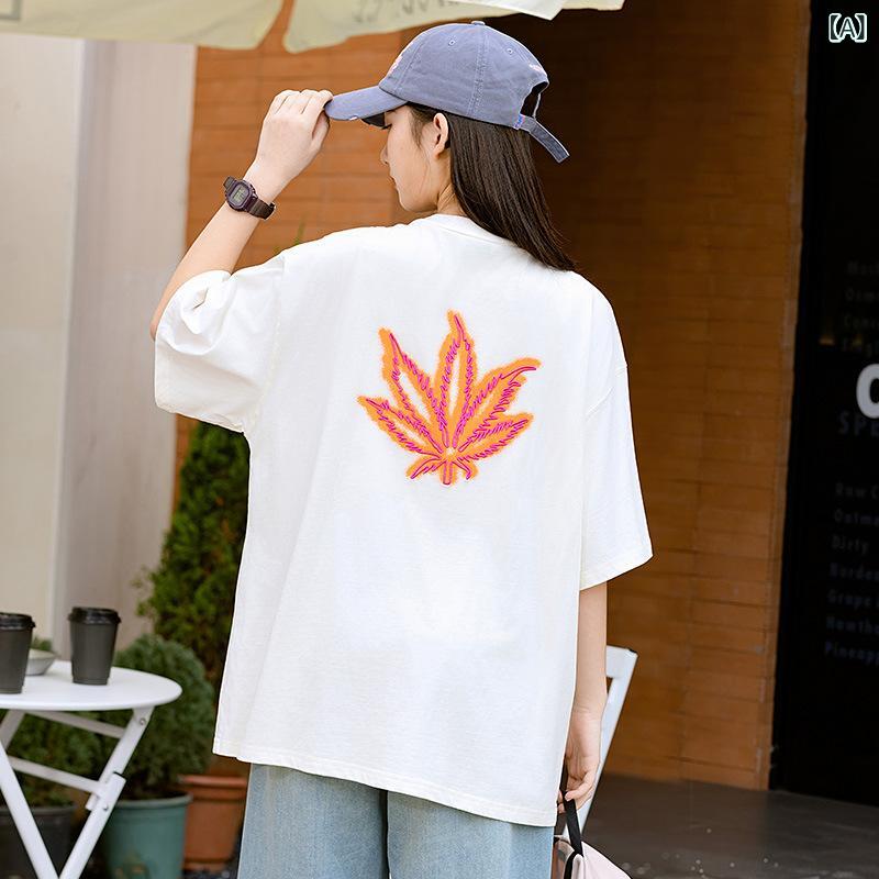 ティーシャツ ガールズ キッズ お坊っちゃん 半袖 綿織物 ゆったり 愛くるしげ トップス カットソー 普段使い走り3