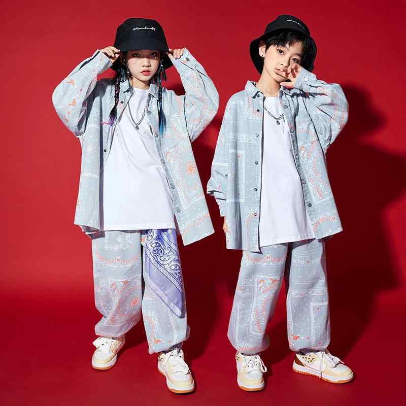社交ダンスお召しもの キッズ 御居処跳ねる 赤ちゃん服 お坊っちゃん 御姉さん 表どおり 一こまお召しもの 告げ知らせる会 かき鳴らす会 でき事 成人男性用 お上さん用 腰果花柄 長袖プルオーバー ロングズボン下 セットアップ 綿