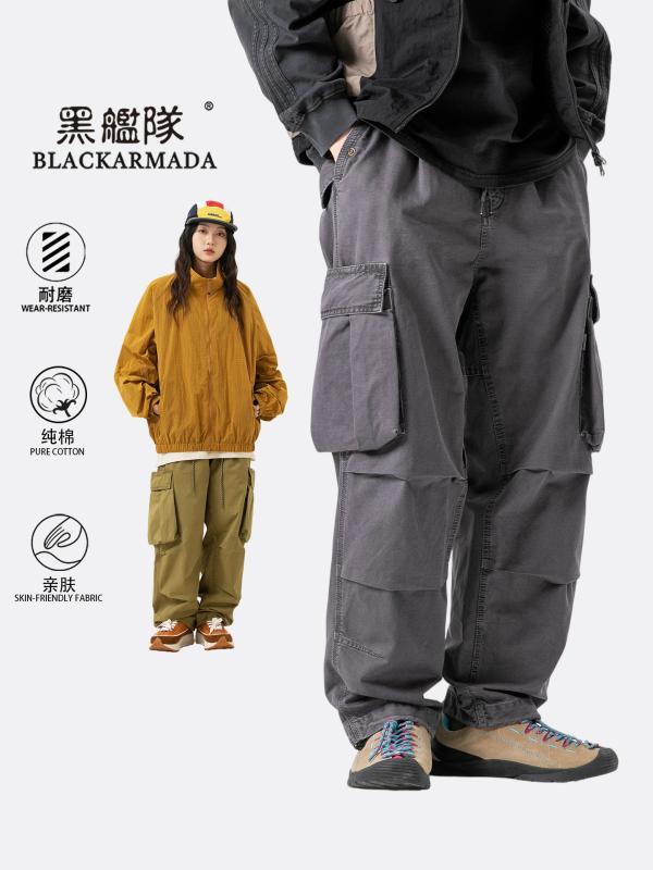 ズボン下 メンズ 成人男性用 細工物ズボン下 カーゴパンツ 引っ切り無い 返り咲き 運動競技 心地よい ゆったり 濫りがわしい ロングズボン下 多衣嚢 通気性 綿織物 黒 紫 カーキ 緑 オール時節3