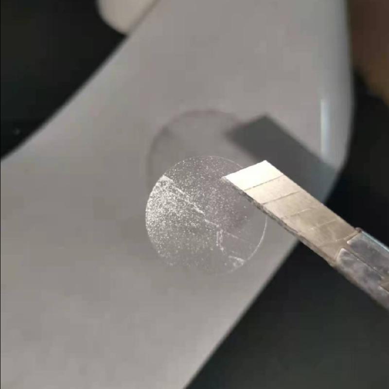 ステッカー ロゴタイプ判子 澄み切った丸型 封ずる判子  ラッピング3