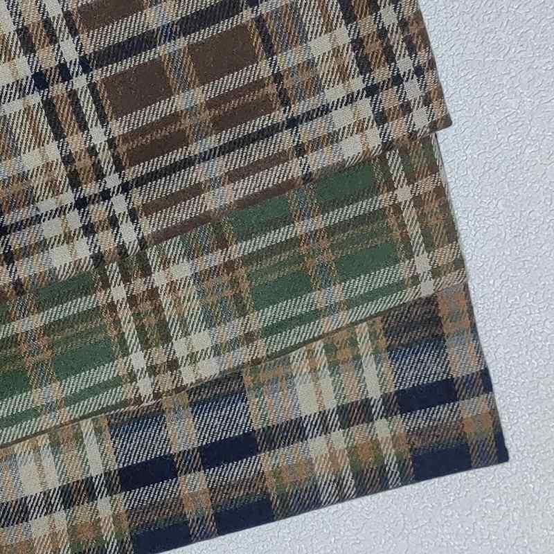 生地/布地 全棉 ネル生地 チェック柄 21S 80/60 145cm幅 160g/平方メートル ズボン シャツ スーツ バッグ カジュアル ワークウェア 綿服 裏地 クッション ソファ テーブルクロス|AR企画 店