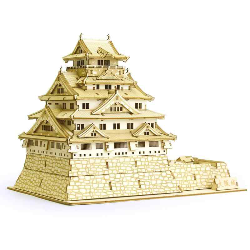 ki-gu-mi お城シリーズ - 小学生 から 大人 まで 楽しめる 木製 3D 立体パズル DIY 工作キット - 男の子 女の子 の 知育玩具 - 立体アート として 大人の プレゼント にも最適｜AR企画　店