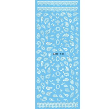 楽天市場 ウォーターネイルシール Ds 134 メール便可 ネイルステッカー ペイズリー柄 バンダナ柄 Arknail