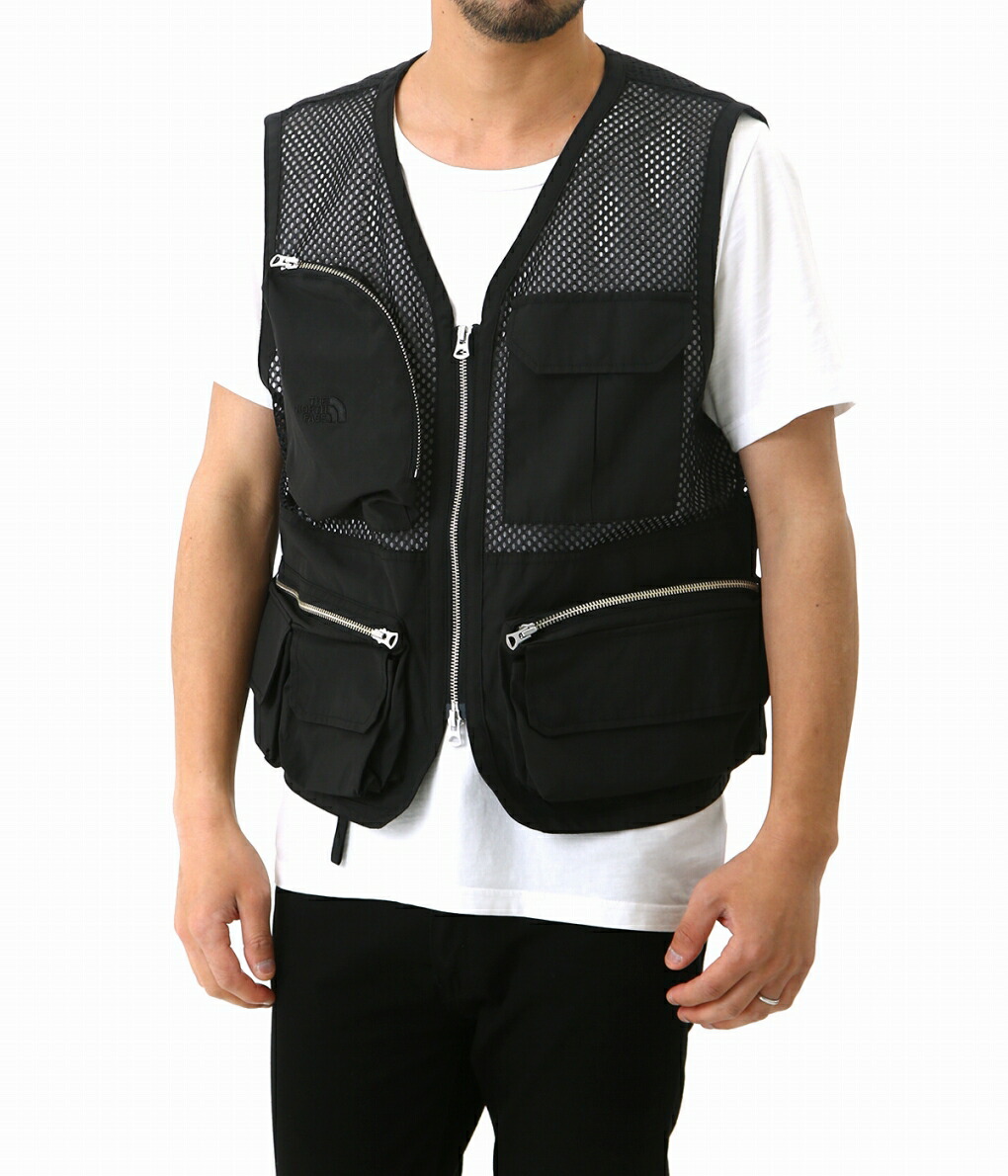 the north face purple label mesh angler vest