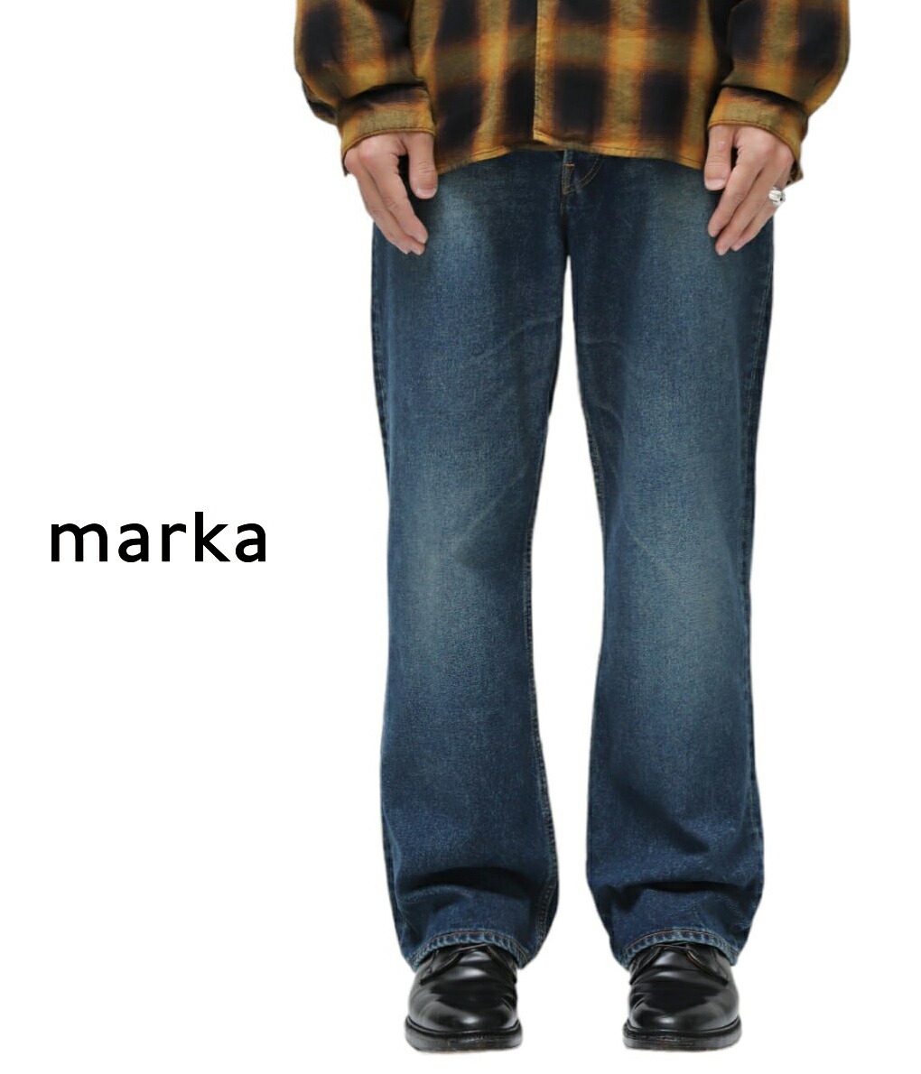 楽天市場】marka / マーカ : SHOE CUT JEANS - organic cotton 12oz denim - : シューカット  ジーンズ オーガニック コットン パンツ デニム デニム フレア ストレート ワンウォッシュ 12オンス インディゴ メンズ カジュアル ヴィンテージ  501 517 :