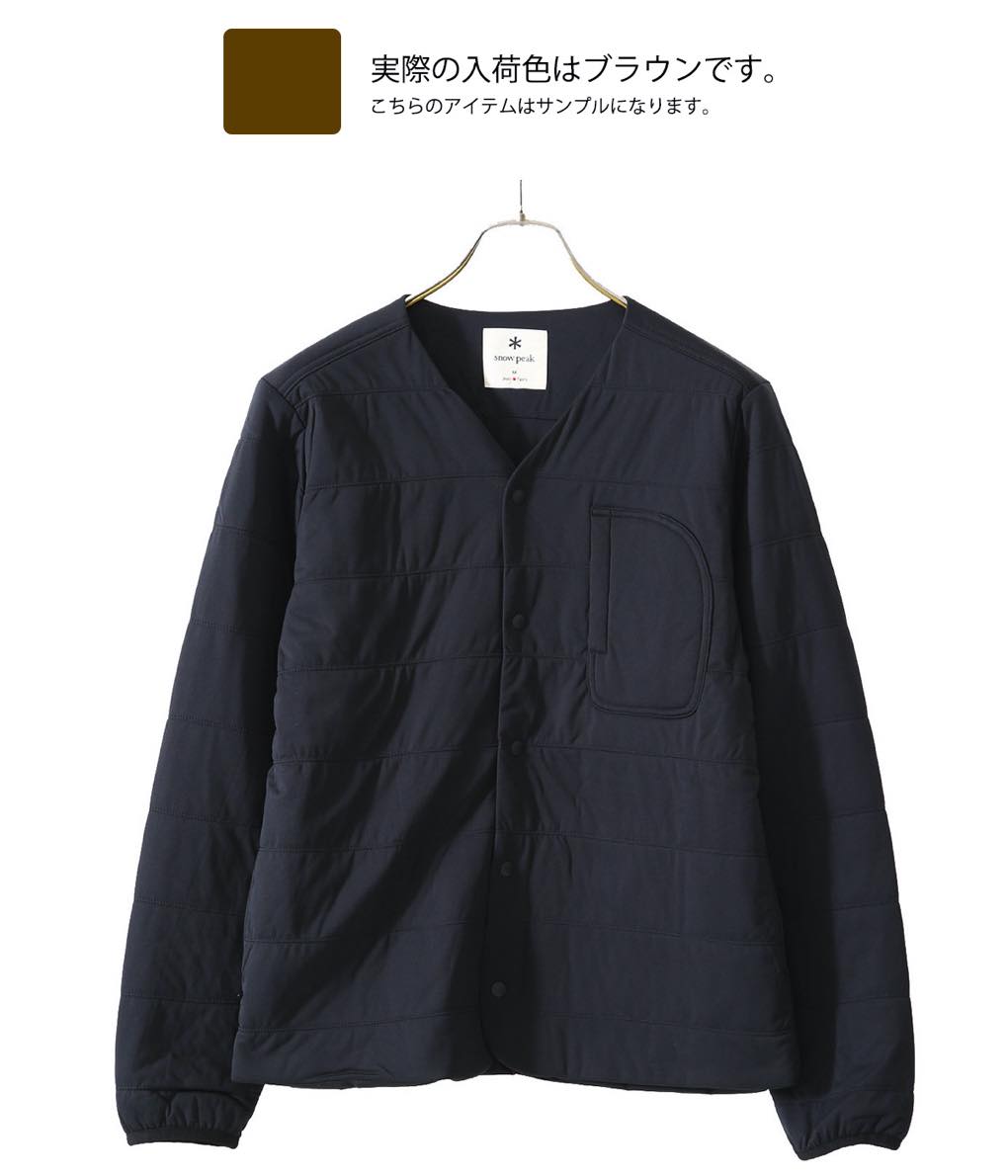予約商品 21年9月 10月入荷予定 Snow Peak スノーピーク Flexible Insulated Cardigan 全2色 フレキシブル インサレイテッド カーディガン Sw 21au001 Pie Rea Av Drop Com