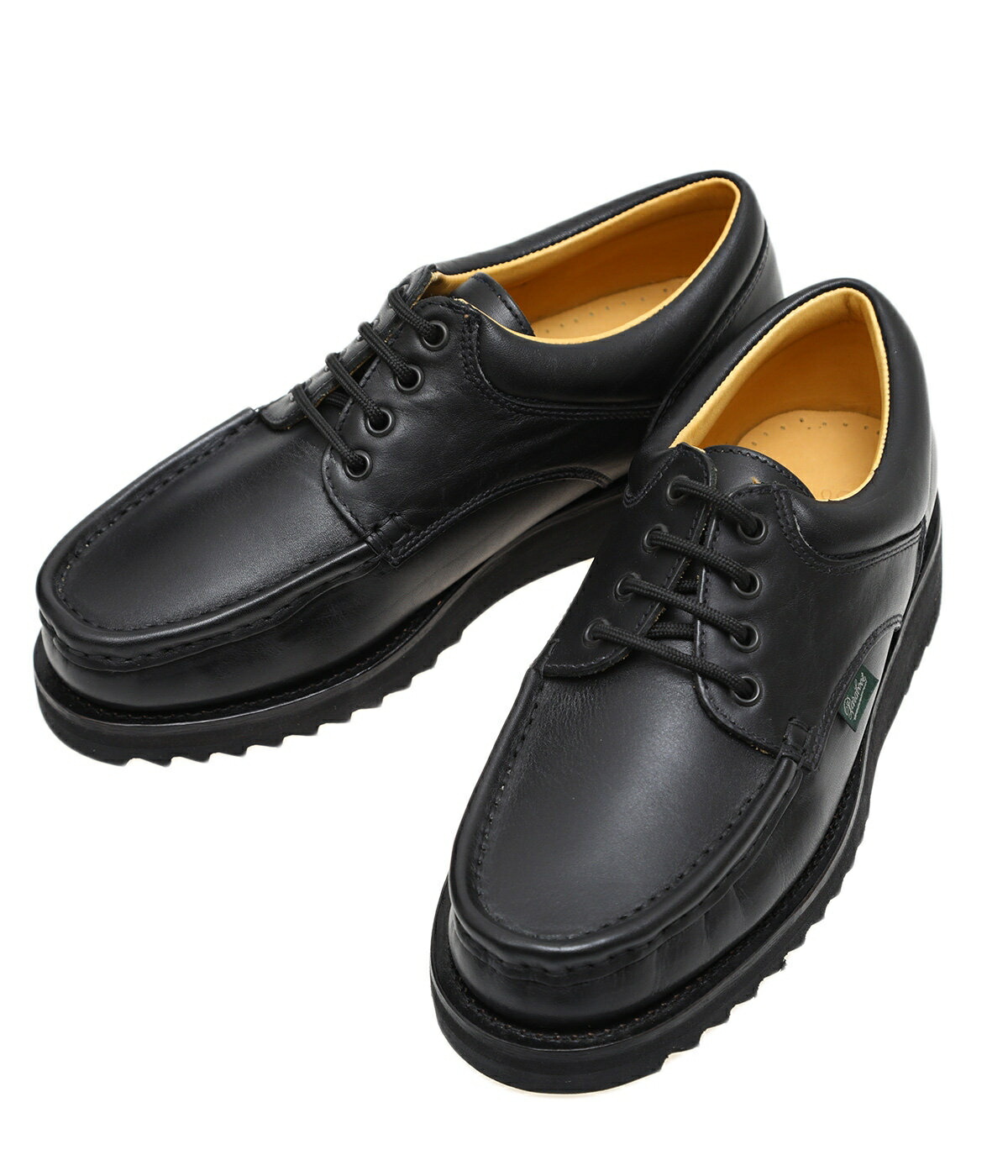 PARABOOT パラブーツ : THIERS : ティエール デッキシューズ Uチップシューズ ハイブリッド ラバーソール 革靴 レザーシューズ メンズ : 786404
