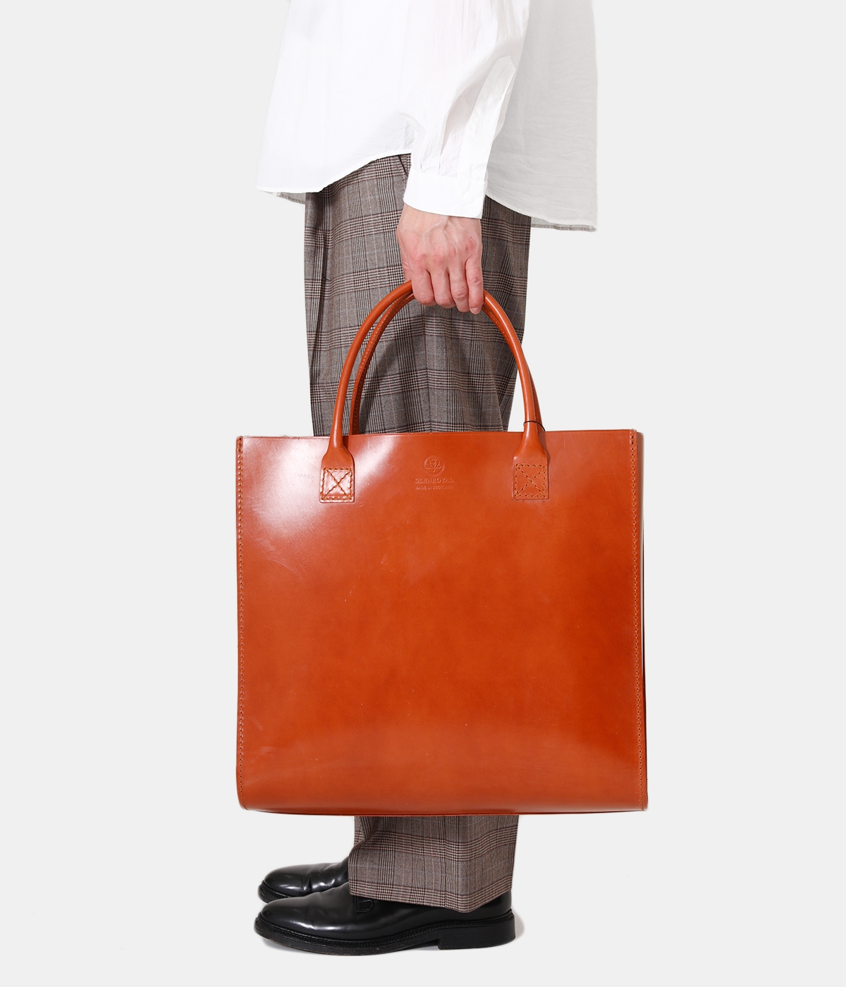 値引き GLENROYAL グレンロイヤル : BRIDLE LEATHER BIG TOTE BAG 全2