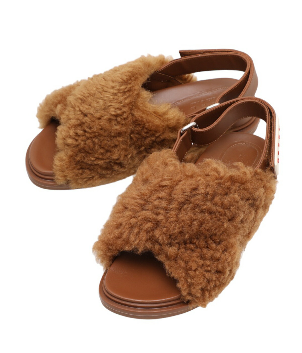 新品 MARNI ファーサンダル 楽天市場】MARNI マルニ Shearling Sandal フスベットサボ