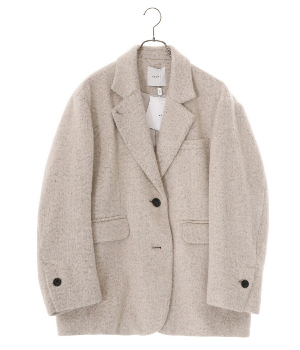 楽天市場】CLANE(クラネ) BULKY SLEEVE CROPPED JACKET バルキー