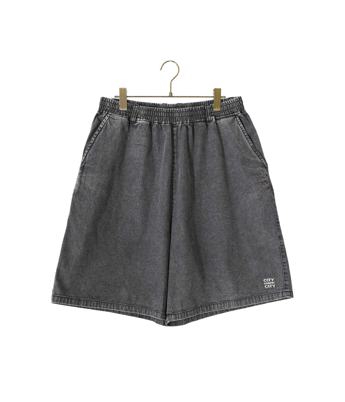 [SALE]CITY COUNTRY CITY : Embroiderd Logo Washed Denim Easy Shots_8oz / 全2色 : CCC-241P003[WAX][コンパクト][U]｜ＡＲＫｎｅｔｓ