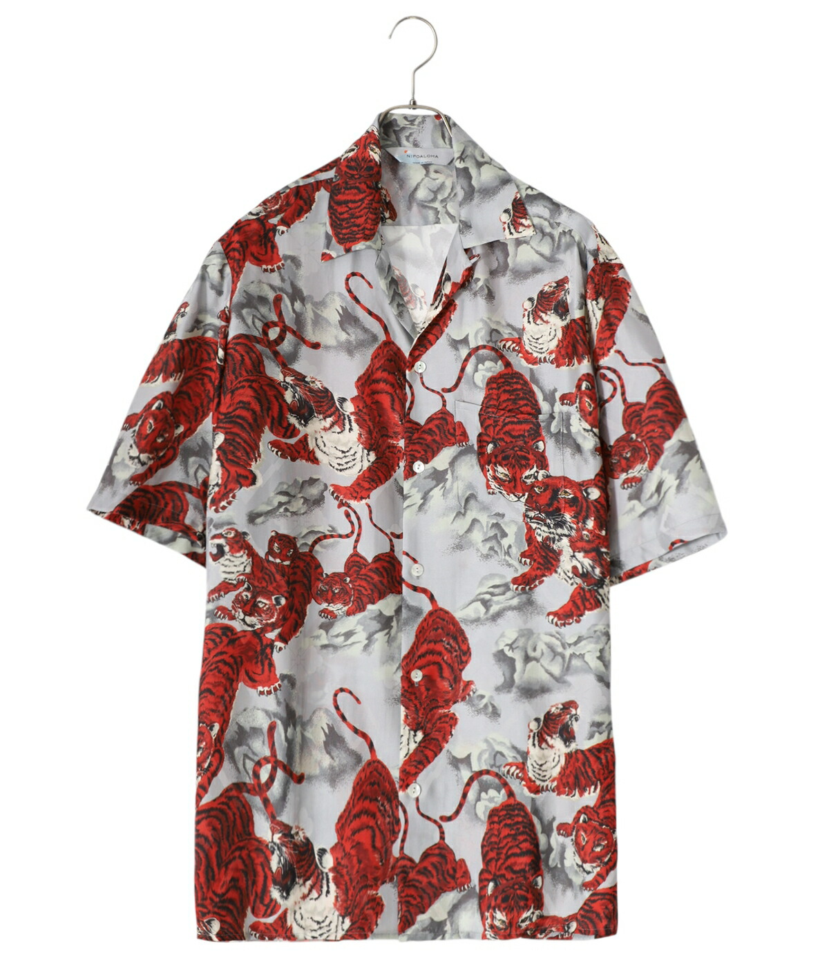 楽天市場】NIPOALOHA / ニポアロハ : RAYON SHORT SLEEVE ALOHA SHIRT(伊藤若冲 群鶏) : レーヨン アロハシャツ  イトウジャクチュウ トップス 半袖シャツ 和柄 通気性 吸湿性 ヴィンテージ 群鶏図 上品 ショートスリーブ 総柄シャツ 春夏 カジュアル :  N24-RSH01【STD ...