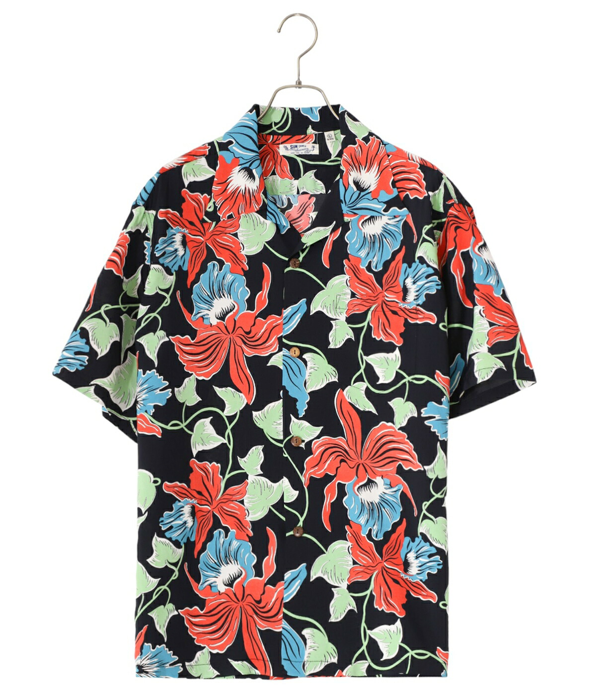 [送料無料]SUN SURF : “CATTLEYA ORCHID” S/S RAYON HAWAIIAN SHIRT / 全2色 : SS39217[STD]
