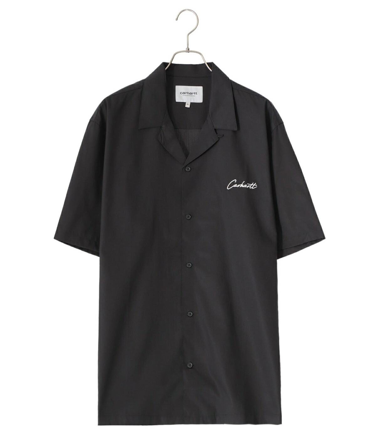 カーハート ボーリングシャツ ブラックピンク レーヨン carhartt WIP i031465_3.jpg