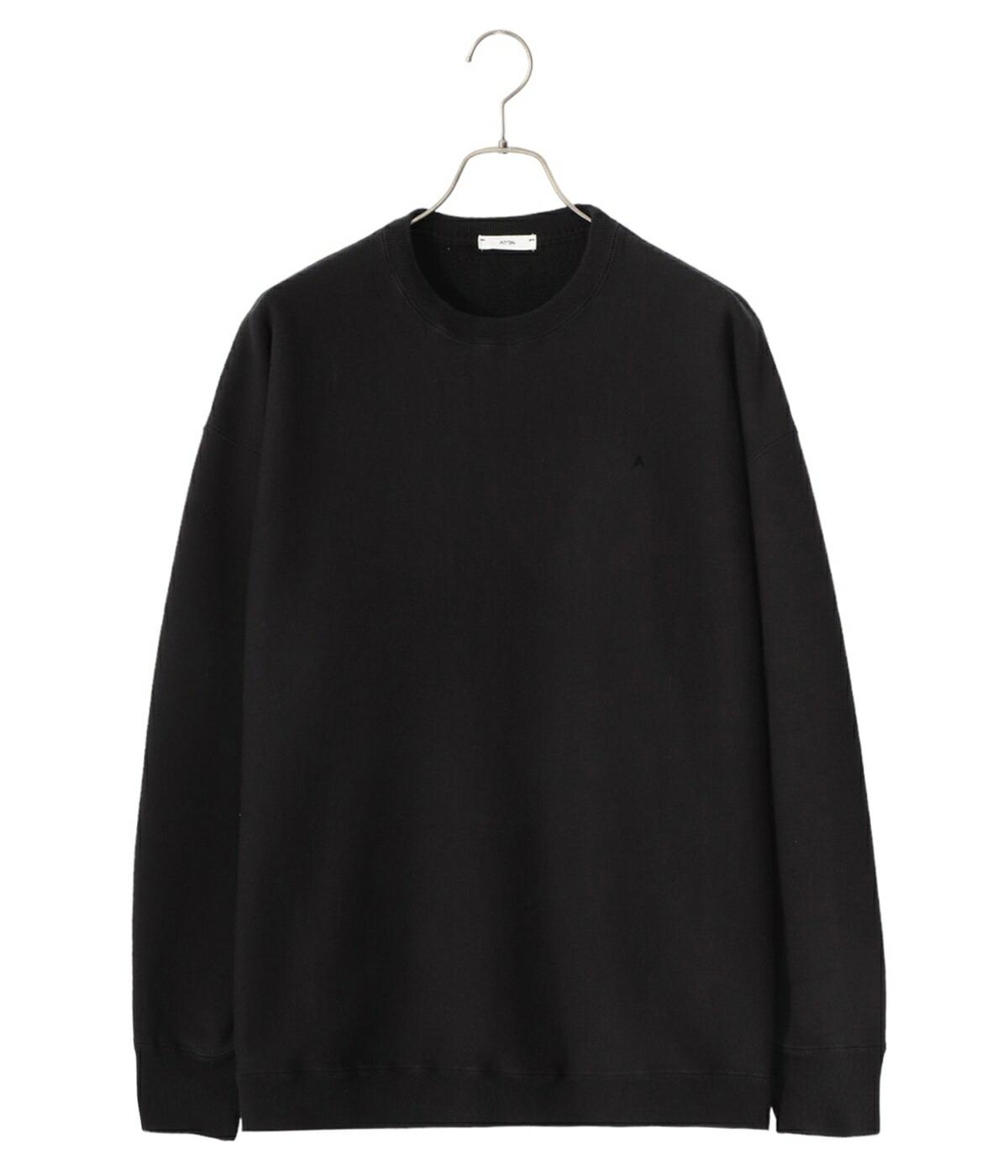 【美品】ATON ナチュラルダイ裏毛クルーネックプルオーバー ATON（エイトン）の「ATON(エイトン) NATURAL DYE URAKE CREW