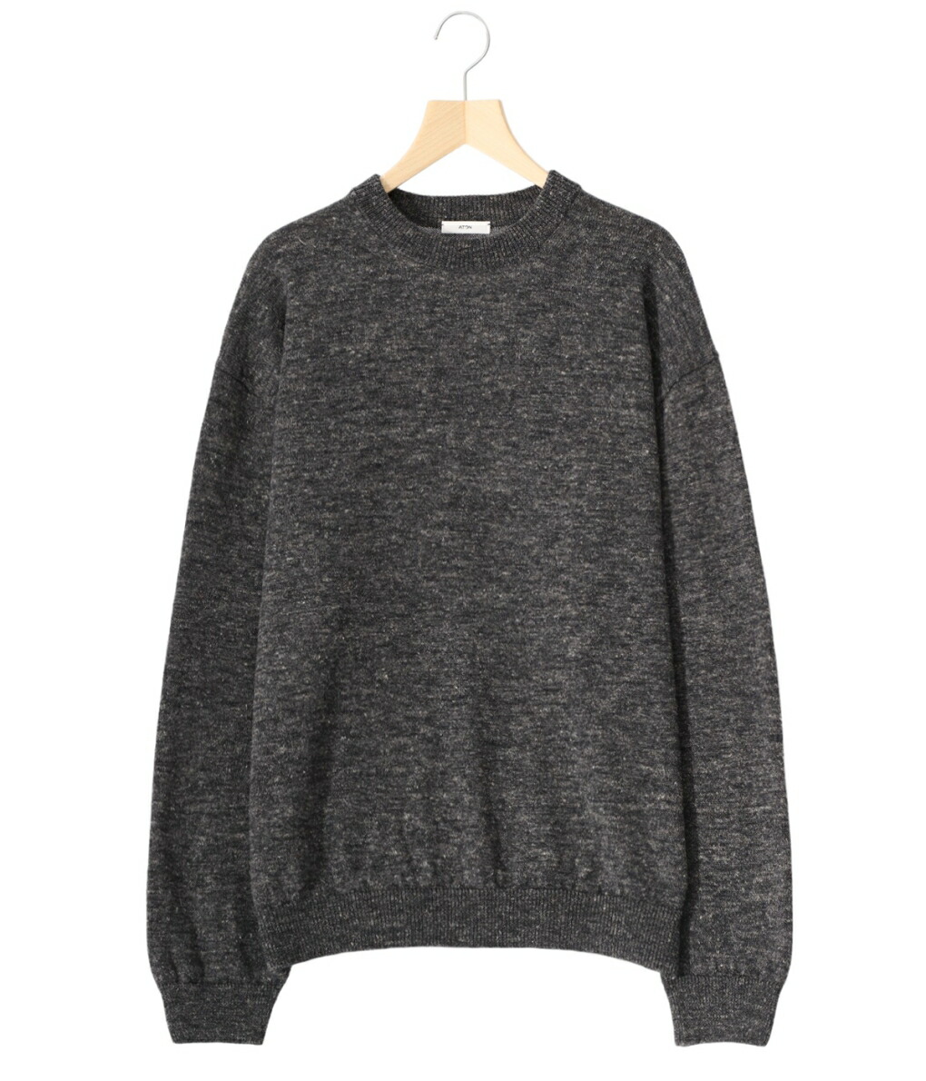 ATON  WOOL JERSEY OVERSIZED LS エイトン ROYAL WOOL JERSEY | LONGSLEEVE T-SHIRT – ATON | エイトン