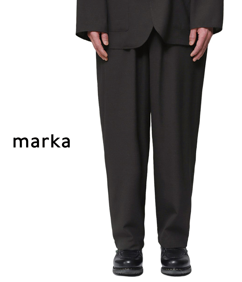 楽天市場】marka / マーカ : BELTED PANTS - organic wool × mohair 