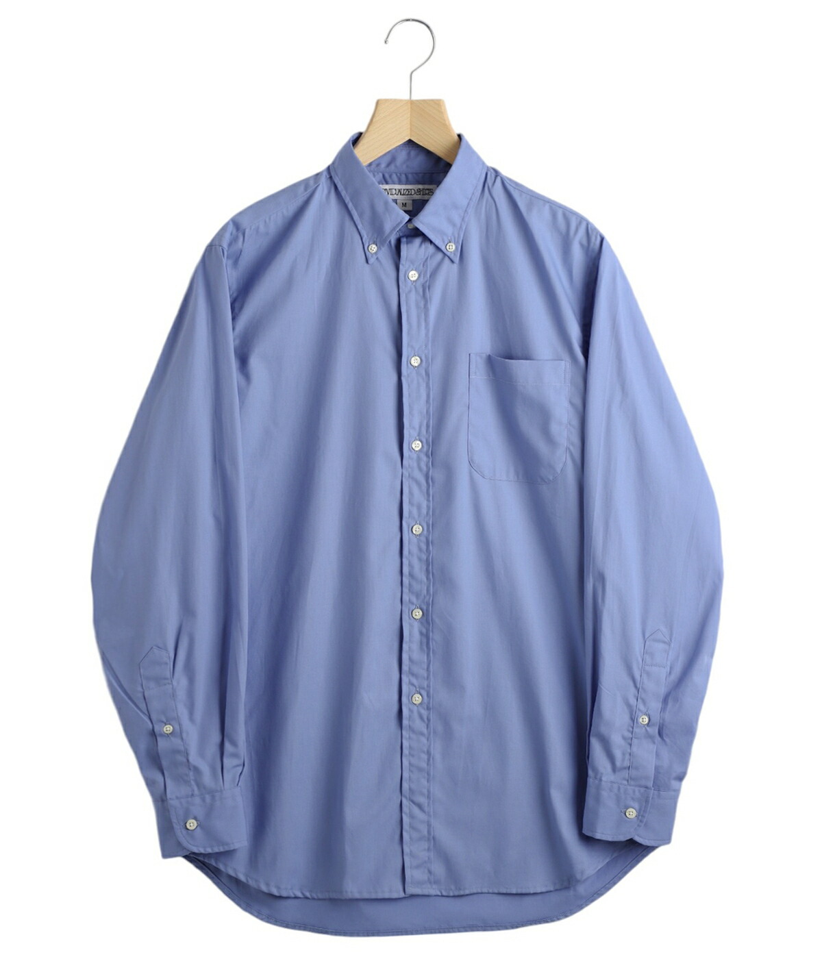 INDIVIDUALIZED SHIRTS リネンオープンカラーシャツ 青 - メルカリ