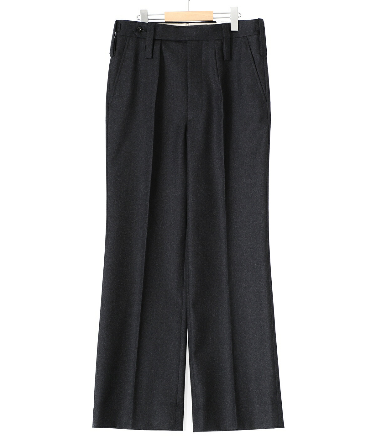 ウル URU 2024AW ウール グレンチェック 1タック パンツ 1 imgrc0102106561.jpg