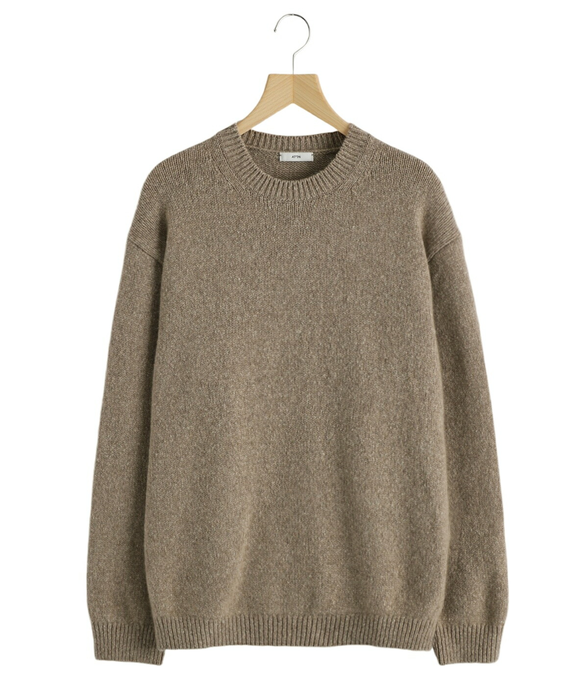ATON BABY ALPAKA KINT STOLE 希少品 美品 楽天市場】[送料無料]ATON : BABY ALPACA LINEN CREWNECK