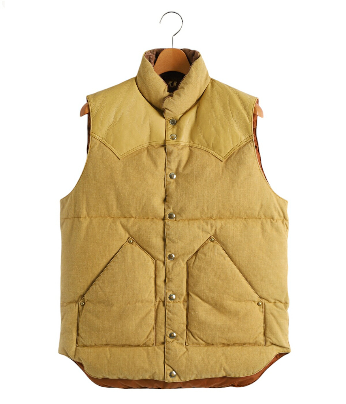 ジャケット・アウター kaptain sunshine Highneck Down Vest 40 Leather Down Vest | KAPTAIN SUNSHINE(キャプテンサンシャイン