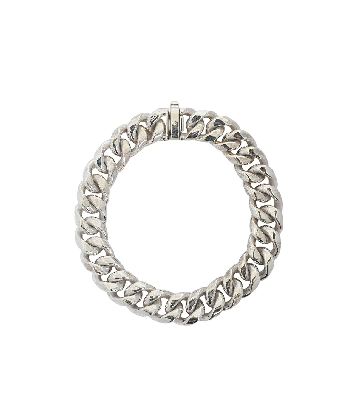 楽天市場】[送料無料]END : Curve loosen cut bracelet M - SILVER 