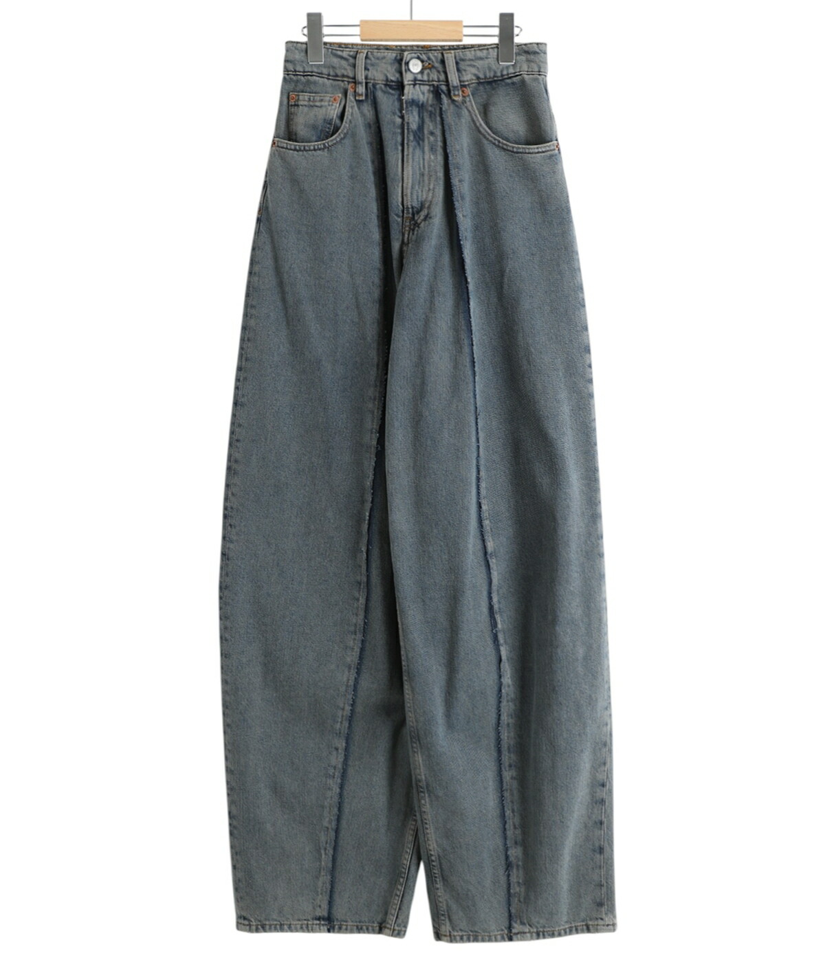 未使用 MM6 メゾンマルジェラ サテン フレアパンツ タック 21AW MM6 Maison Margiela エムエムシックス メゾン マルジェラ 21AW