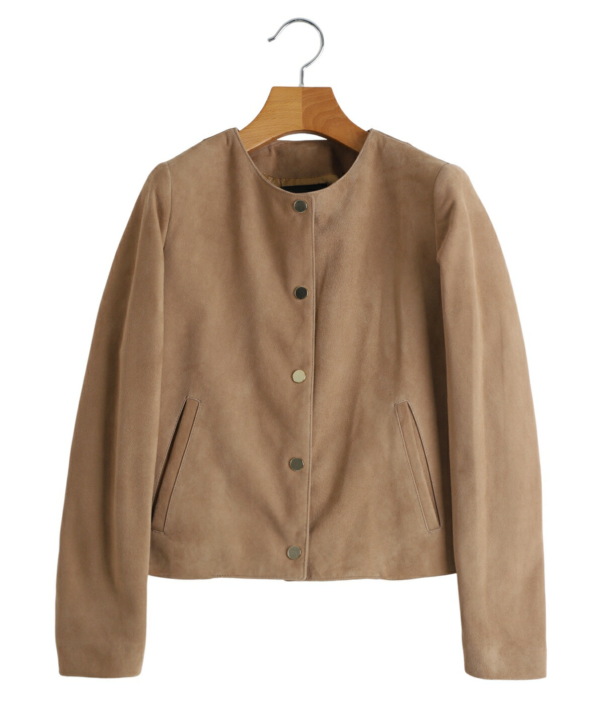 [SALE]CINQUANTA : [レディース]NO COLAR 5 METAL BUTTON JACKET : Q-572-VI50-6005[ANN]