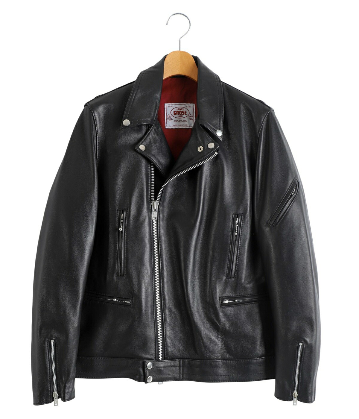 楽天市場】JAMES GROSE ジェームスグロース ノーカラーライダース