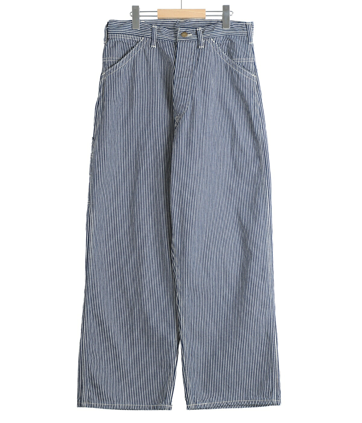 [送料無料]orSlow : WIDE FIT 30’S HICKORY PAINTER PANTS : 01-5126-181[STD][REA]
