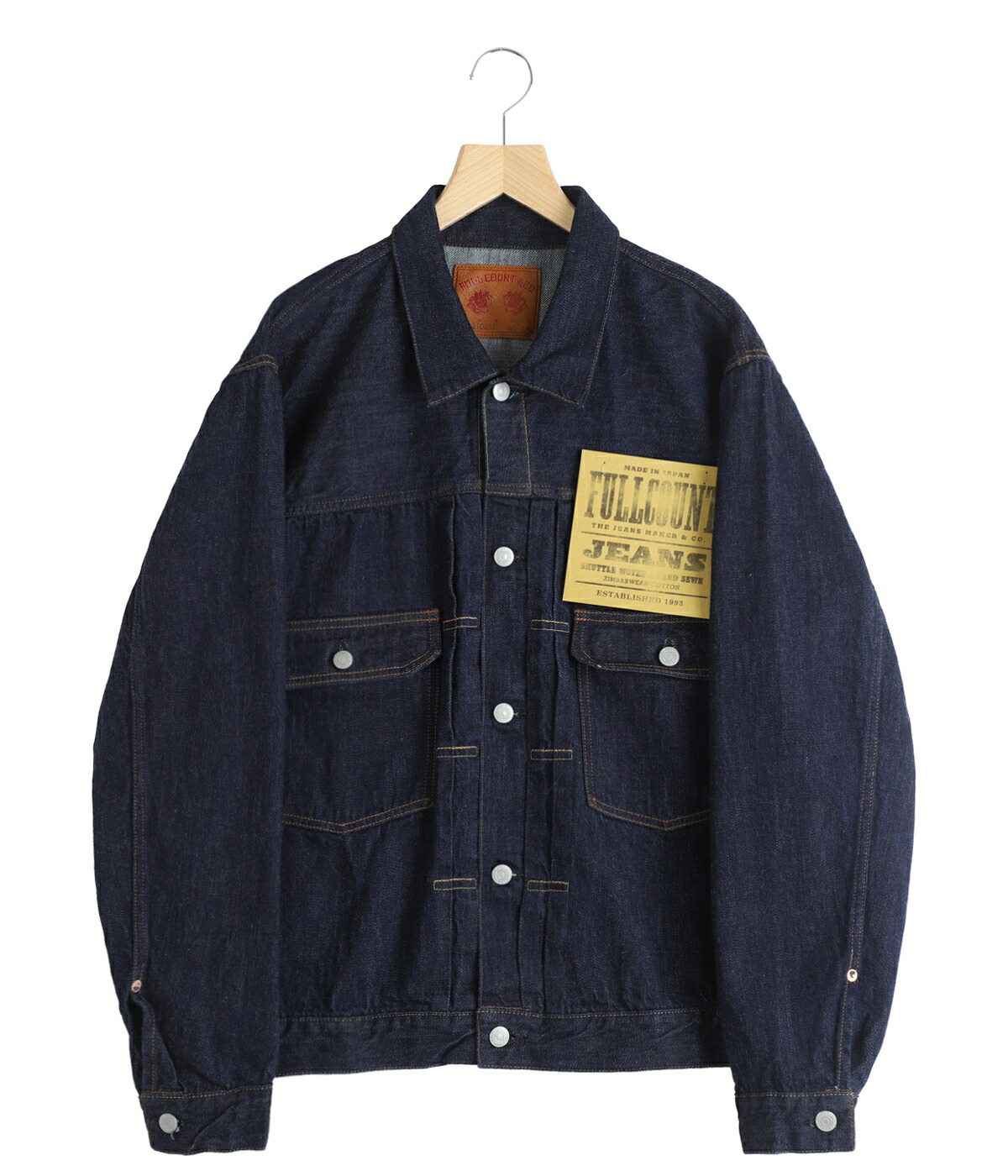 [送料無料]FULL COUNT : Type2 Denim Jacket (Super Smooth) : 2102SSW[AST] 26,312円
