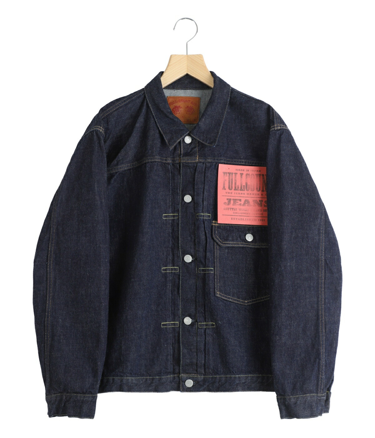 [送料無料]FULL COUNT : Type1 Denim Jacket 13.7oz : 2107W-20[AST]