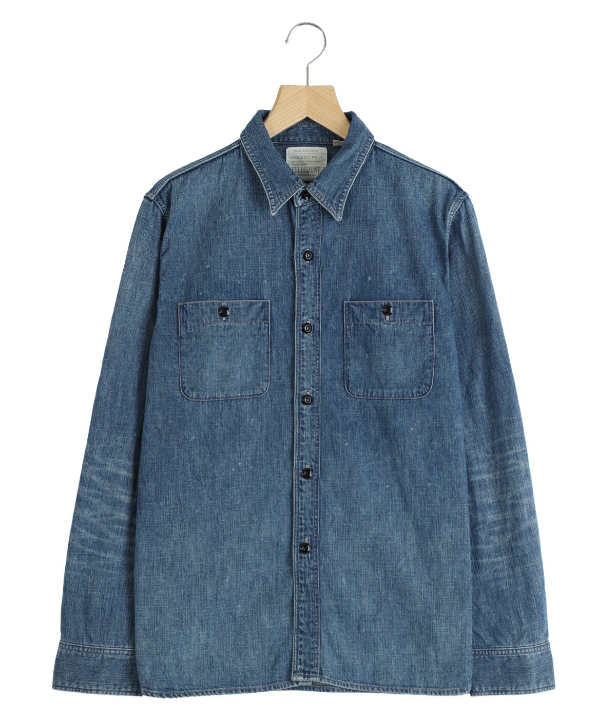 [送料無料]FULL COUNT : DENIM WORK SHIRTS HA : 4890HW-19[AST]