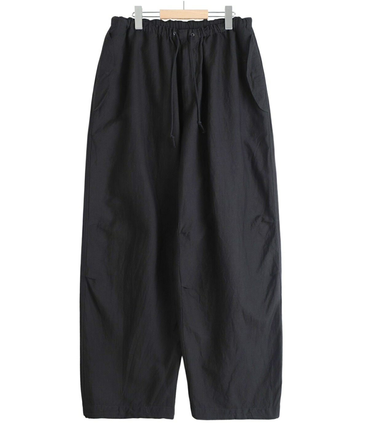 [送料無料]marka : WIDE OVER PANTS -LINEN x ORGANIC COTTON x SILK LIGHT MOLESKIN- : M26A09PT01C[COR]