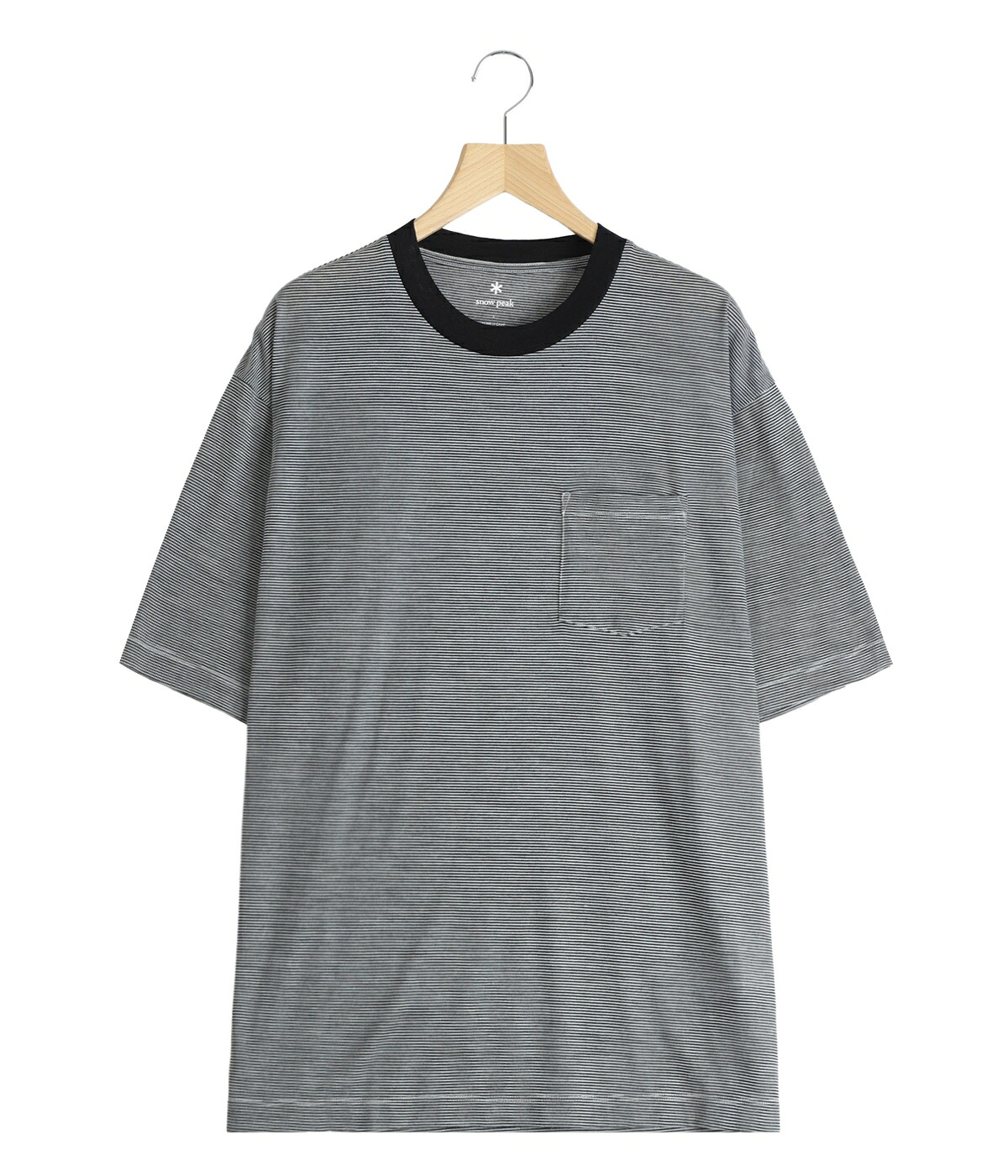 [SALE]snow peak : Summer Wool Stripe T-Shirt : CS-26SU009[STD][U]｜ＡＲＫｎｅｔｓ